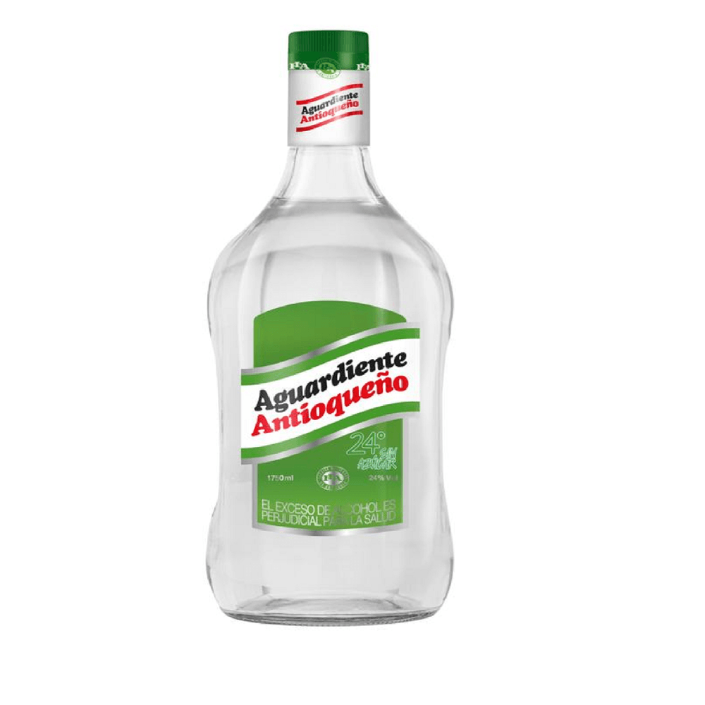 AGUARDIENTE ANTIOQUEÑO TAPA VERDE 700ML 24º VOL