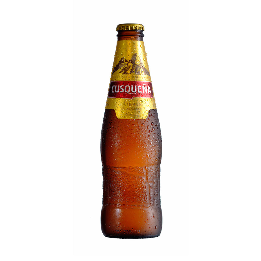 CERVEZA CUSQUEÑA GOLDEN LAGER BOTELLA 330ML 4,8º VOL