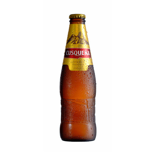 CERVEZA CUSQUEÑA GOLDEN LAGER BOTELLA 330ML 4,8º VOL