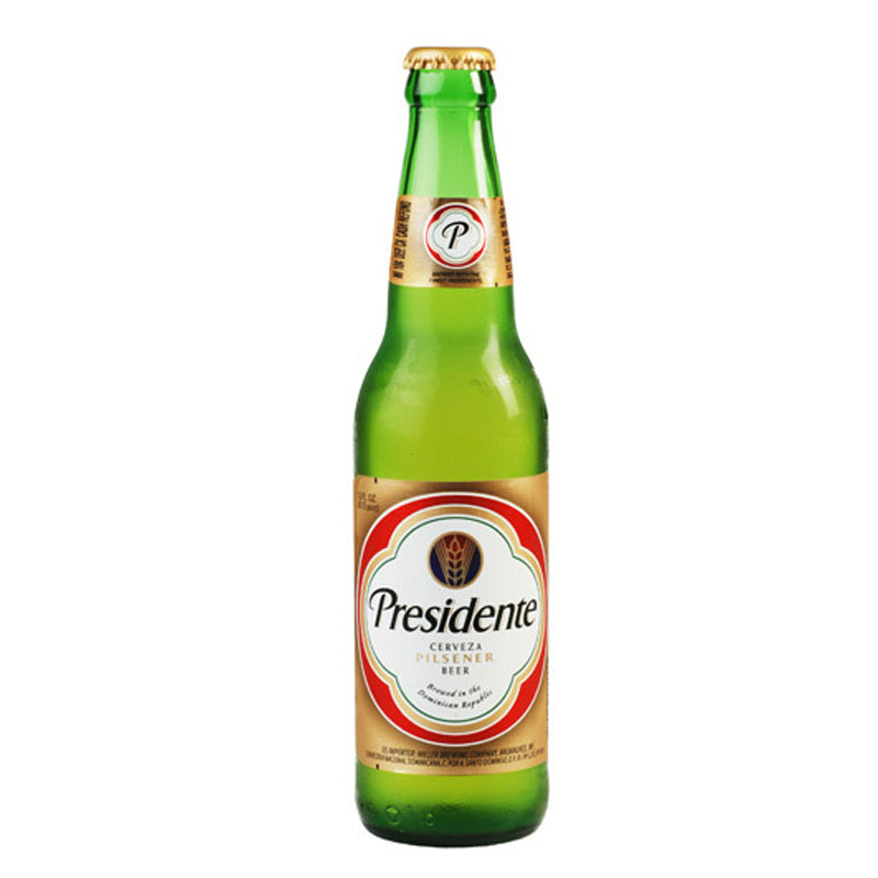 CERVEZA PRESIDENTE BOTELLA 330ML 5º VOL