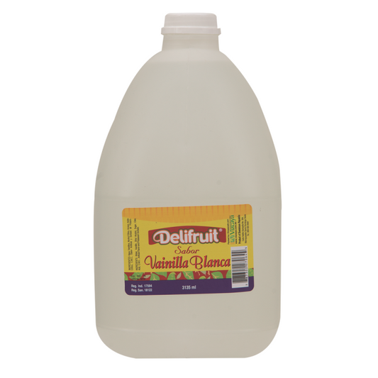 GALÓN ESENCIA DE VAINILLA BLANCA DELIFRUIT 3135ML.