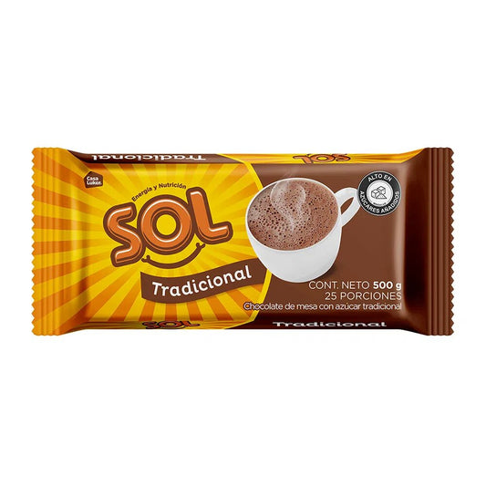 CHOCOLATE SOL TRADICIONAL 500gr