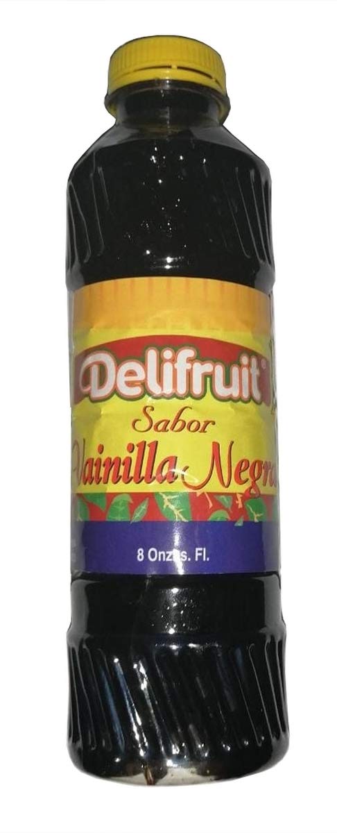 ESENCIA DE VAINILLA NEGRA DELIFRUIT 8OZ.