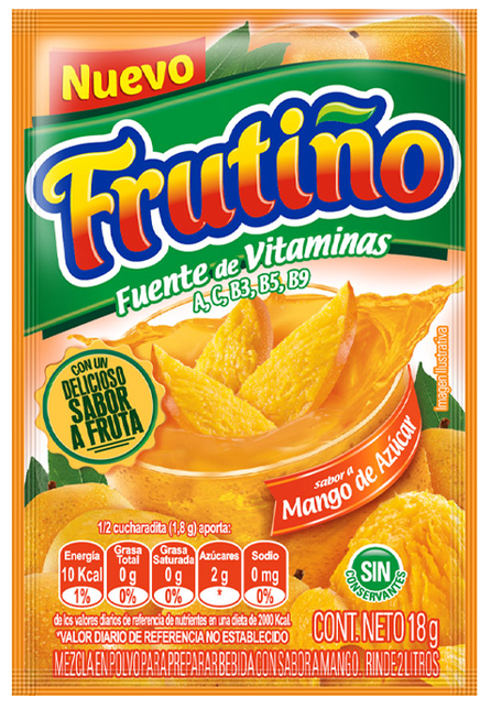 FRUTIÑO MANGO DISPLAY X20U 18GR. /U