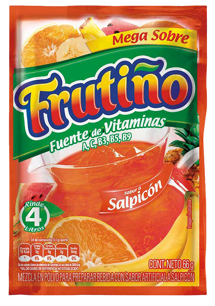 FRUTIÑO SALPICÓN DISPLAY X20U 18GR. /U