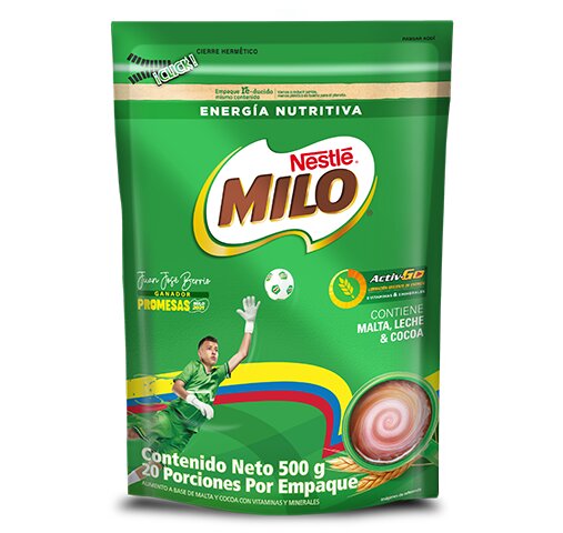 MILO COLOMBIA DOYPACK 500GR.