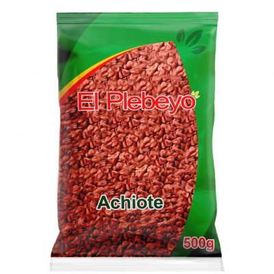 ACHIOTE EN GRANO BOLSA 500GR.