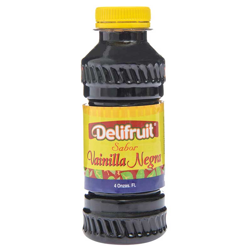 ESENCIA DE VAINILLA NEGRA DELIFRUIT 4OZ.