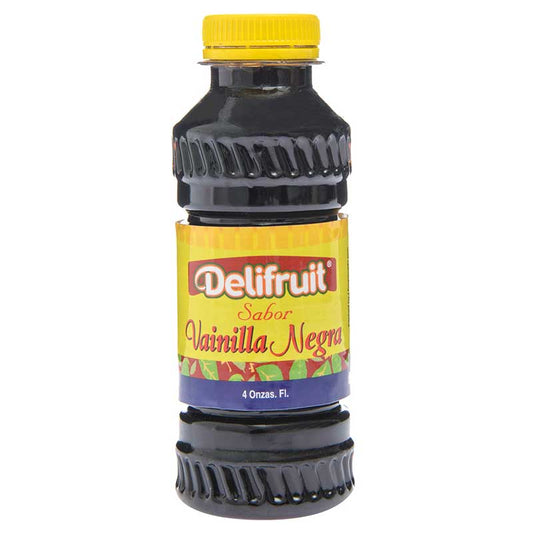 ESENCIA DE VAINILLA NEGRA DELIFRUIT 4OZ.