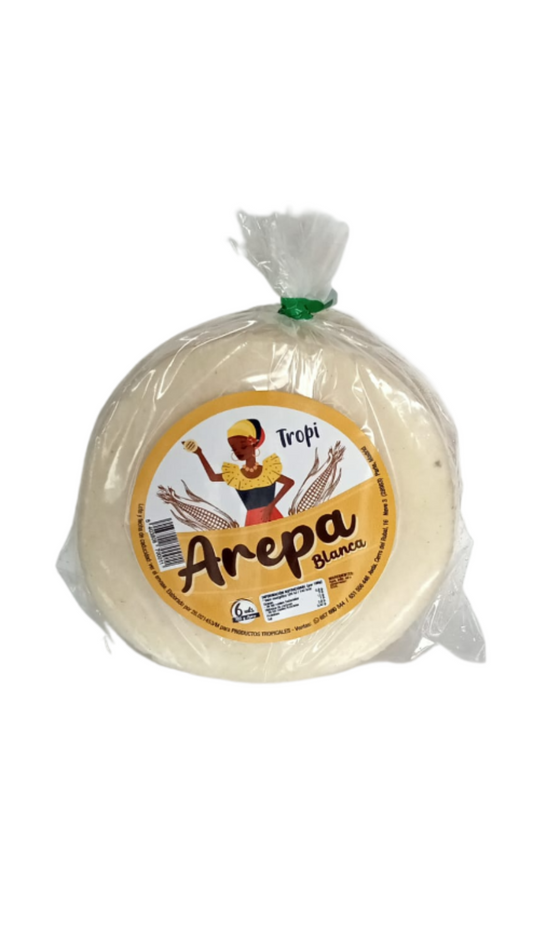 AREPA BLANCA ARTESANAL ESPECIAL PARA RELLENAR TROPI 700GR X4U.