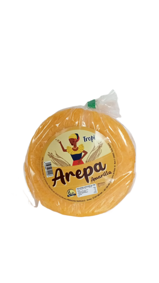 AREPA AMARILLA ARTESANAL TROPI 700GR X6U.