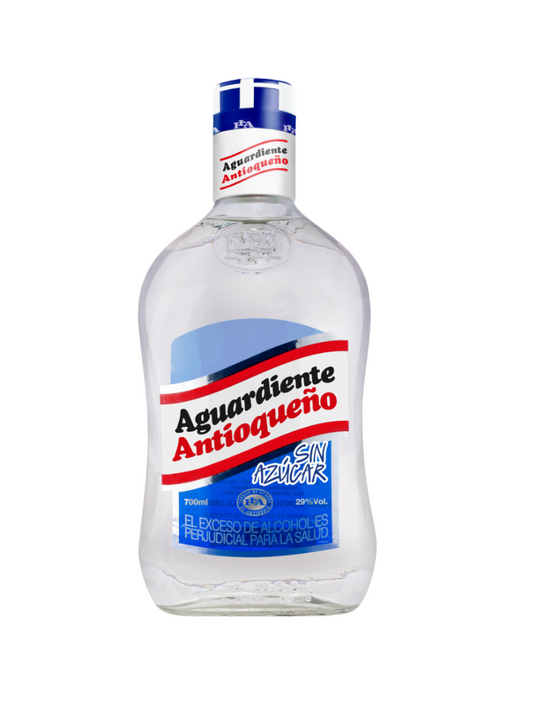 AGUARDIENTE ANTIOQUEÑO TAPA AZUL 700ML 29º VOL