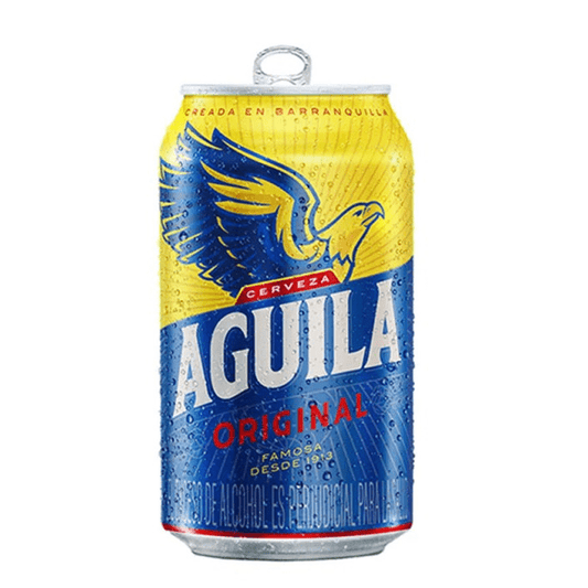 CERVEZA ÁGUILA LATA 330ML 4º VOL