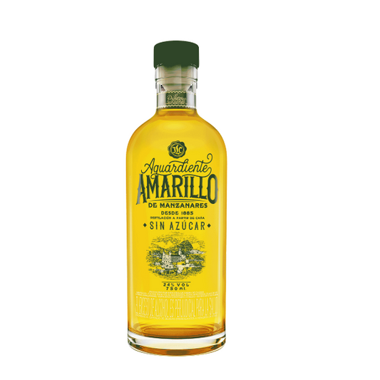 AGUARDIENTE AMARILLO S/AZUCAR 700ML 24º VOL