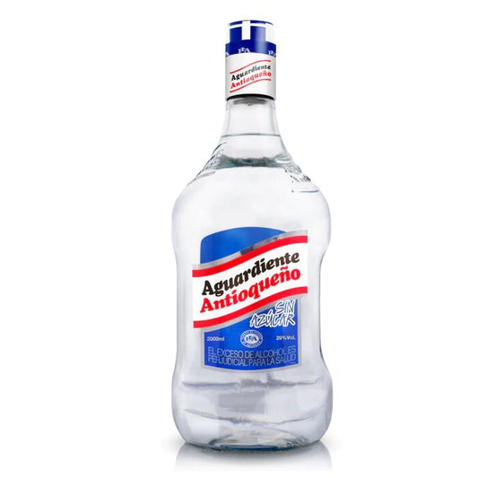 AGUARDIENTE ANTIOQUEÑO TAPA AZUL GARRAFÓN 1,75L 29º VOL