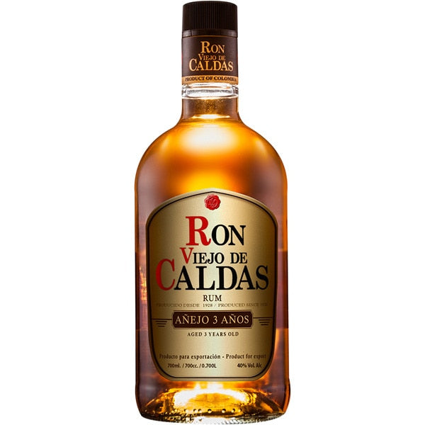 RON VIEJO DE CALDAS 3 AÑOS 700ML 40º VOL